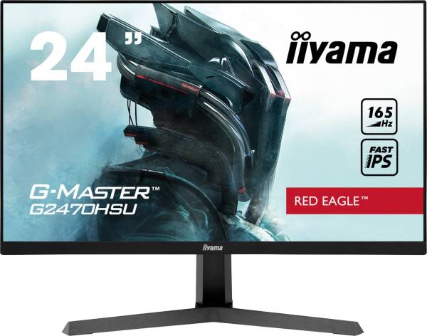 iiyama G-Master Red Eagle G2470HSU 23.8" 16:9 Full HD IPS Display schwarz
