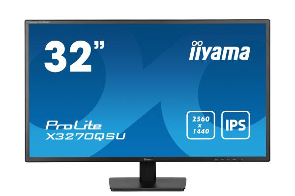 iiyama ProLite X3270QSU-B1 32" 16:9 WQHD IPS Display schwarz