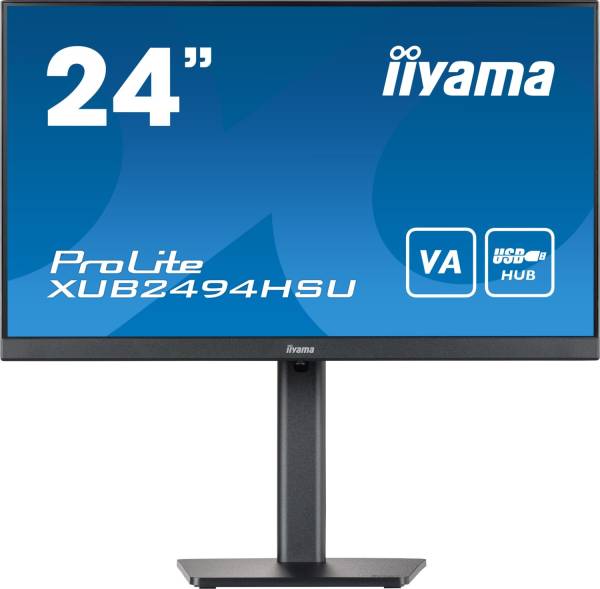 iiyama ProLite XUB2494HSU 23.8" 16:9 Full HD Display schwarz