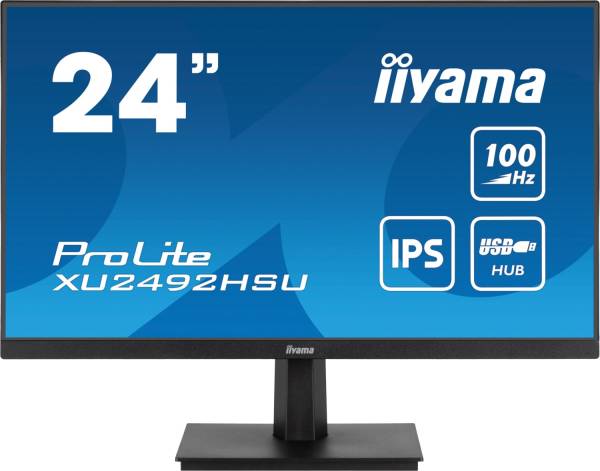 iiyama ProLite XU2492HSU 24" 16:9 Full HD IPS Display schwarz