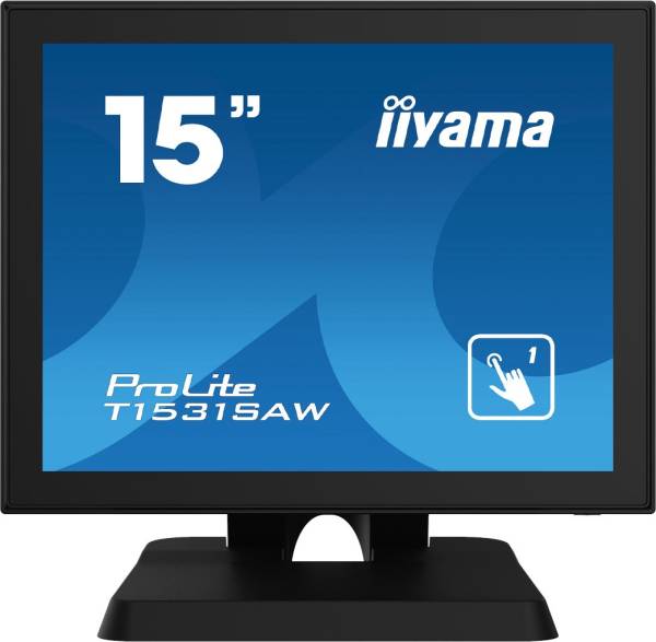 iiyama ProLite T1531SAW 15" Touch Display schwarz