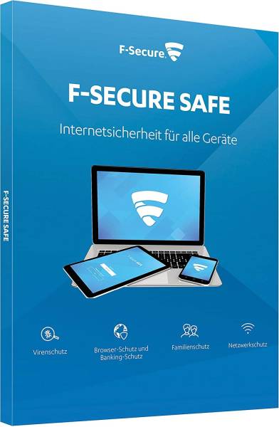 F-Secure SAFE 2020 1User/1Jahr Multi Plattform (PC, Mac, Android und IOS) box