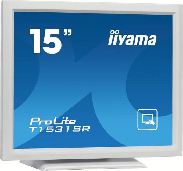iiyama ProLite T1531SR-W3++B-Ware++ 15" Touch Display weiß