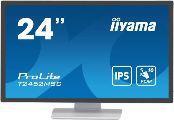 iiyama ProLite T2452MSC-W1 24" Full HD Touch IPS Display weiß