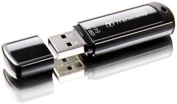 Transcend JetFlash 700 USB3.1 Drive 64GB, schwarz