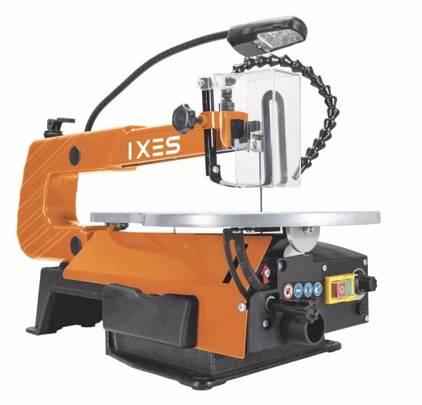 IXES Dekupiersäge IX-DKS1600 Modellbausäge | 120W Leistung | 50mm Schnitthöhe | flexible Gebläsedüse