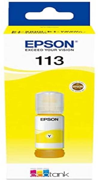 Tinte Epson 113 gelb für EcoTank ET-51X0/58X0/16XX0/M16600