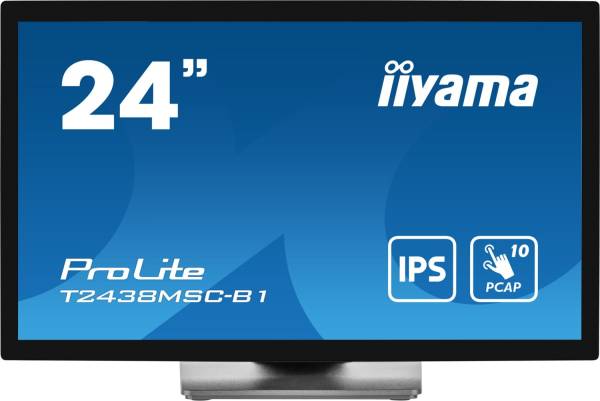 iiyama ProLite T2438MSC 24" Full HD IPS Touch Display schwarz