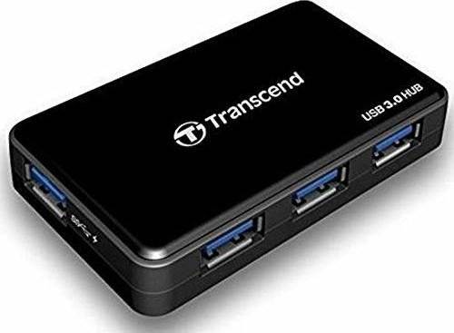 Transcend HUB3 USB3.0 HUB 4 Ports, inkl. Netzteil (TS-HUB3K)