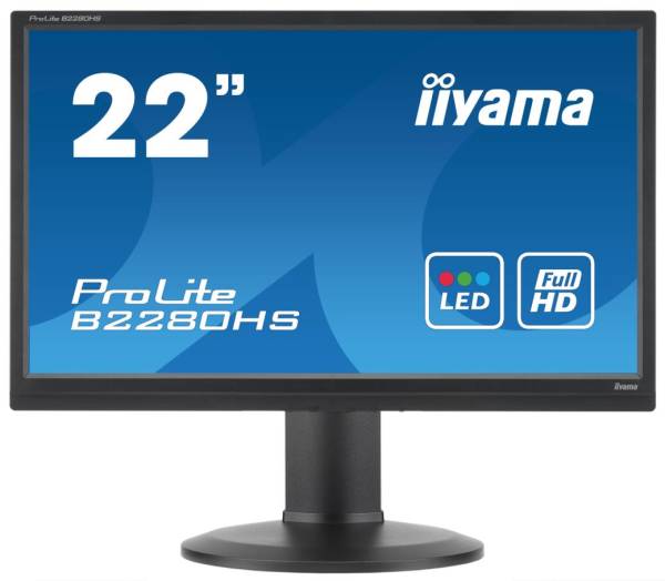 iiyama ProLite B2280HS-B1DP++B-Ware++ 21.5" Full HD Display schwarz