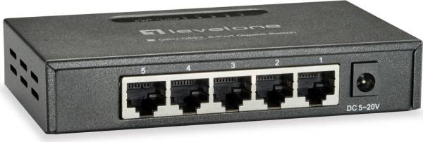 LevelOne GEU-0523 Gigabit Ethernet Switch 5 Port