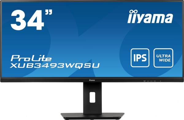 iiyama Prolite XUB3493WQSU 34" 21:9 UltraWide QHD IPS Display schwarz