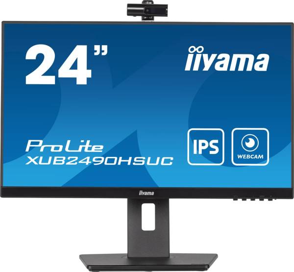 iiyama ProLite XUB2490HSUC 23.8" Webcam 16:9 Full HD Display schwarz