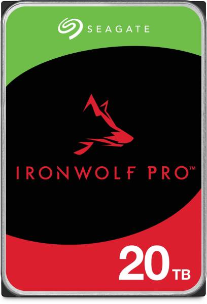 Seagate IronWolf Pro 20TB HDD 3.5 Zoll NAS Festplatte SATA 6Gb/s 7200rpm Recertified new (ST20000NT0