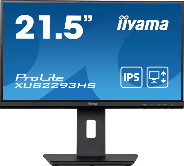 iiyama ProLite XUB2293HS-B5 21.5" 16:9 Full HD IPS Display schwarz