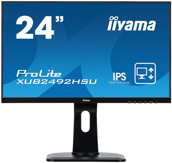 iiyama ProLite XUB2492HSU 23.8" 16:9 Full HD IPS Display schwarz