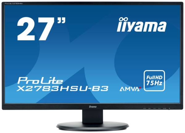 iiyama ProLite X2783HSU++B-Ware++ 27" 16:9 Full HD Display schwarz