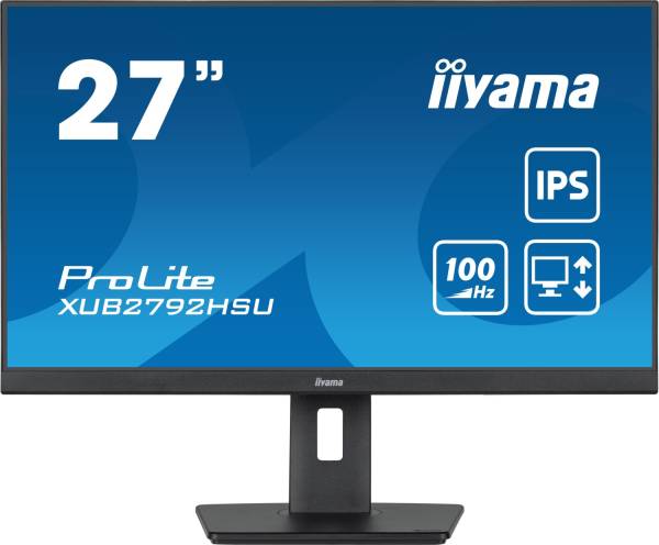 iiyama ProLite XUB2792HSU 27" 16:9 Full HD IPS Display schwarz