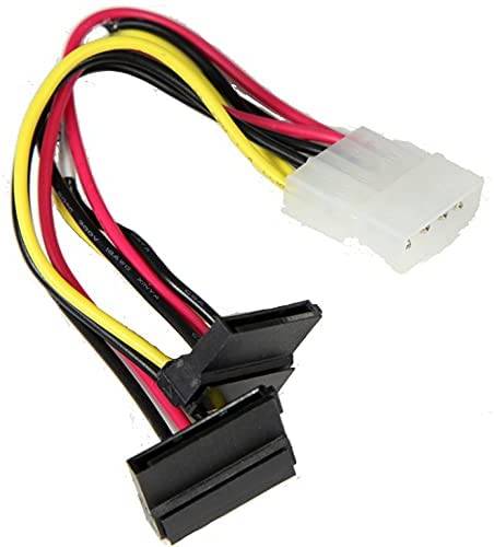 Supermicro Power Cable 2x SATA HDD gewinkelt -> 4pin Molex Stecker